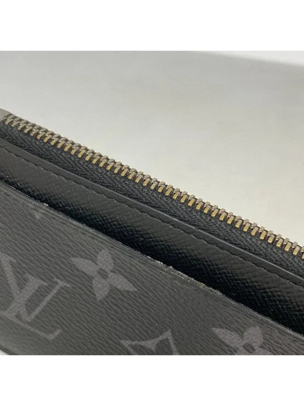 Louis Vuitton Coin Case Monogram Eclipse Card Holder Black
